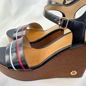 Tommy Hilfiger Wedge Sandals | Size 8